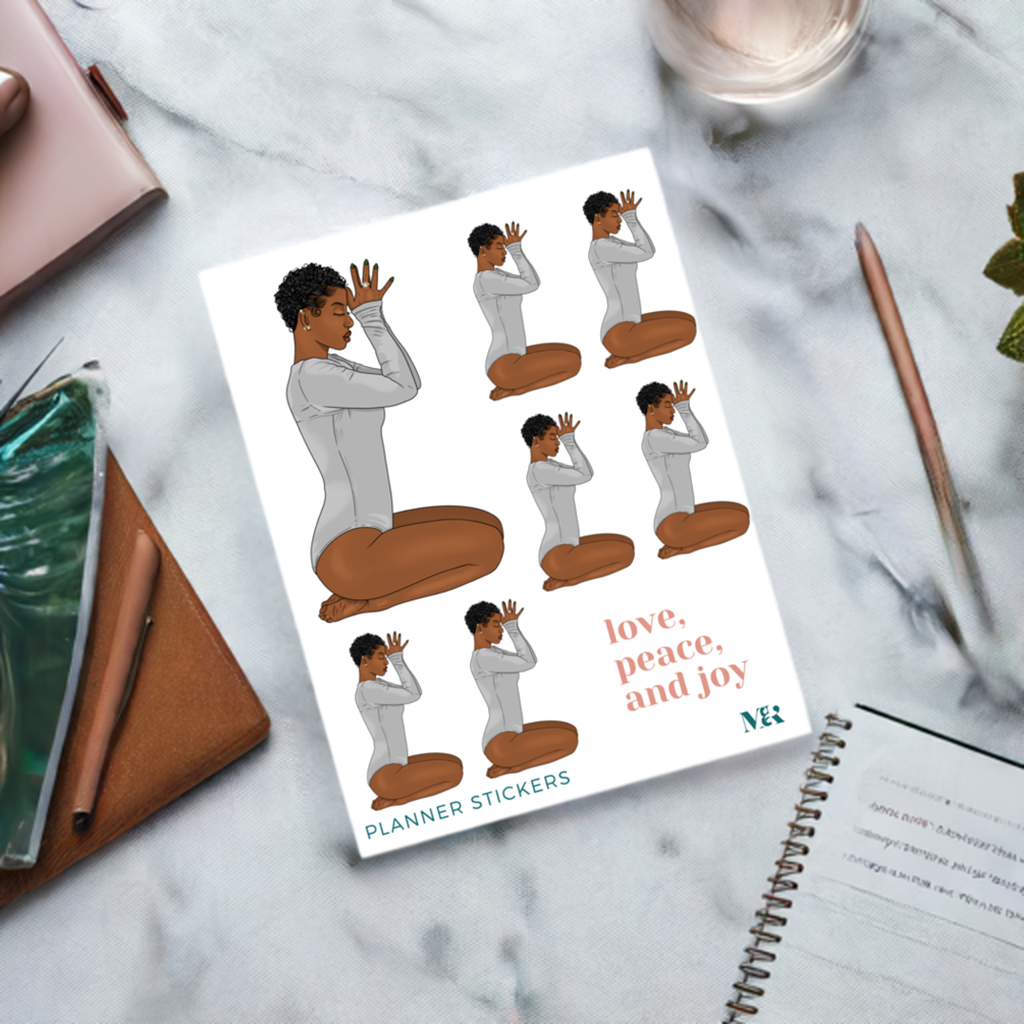 Meditate Stickers Vol.0003