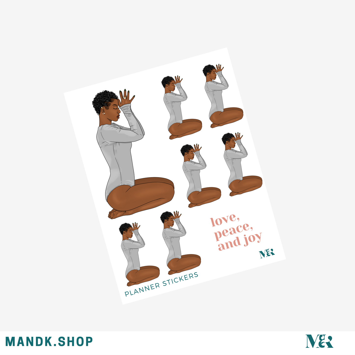 Meditate Stickers Vol.0003