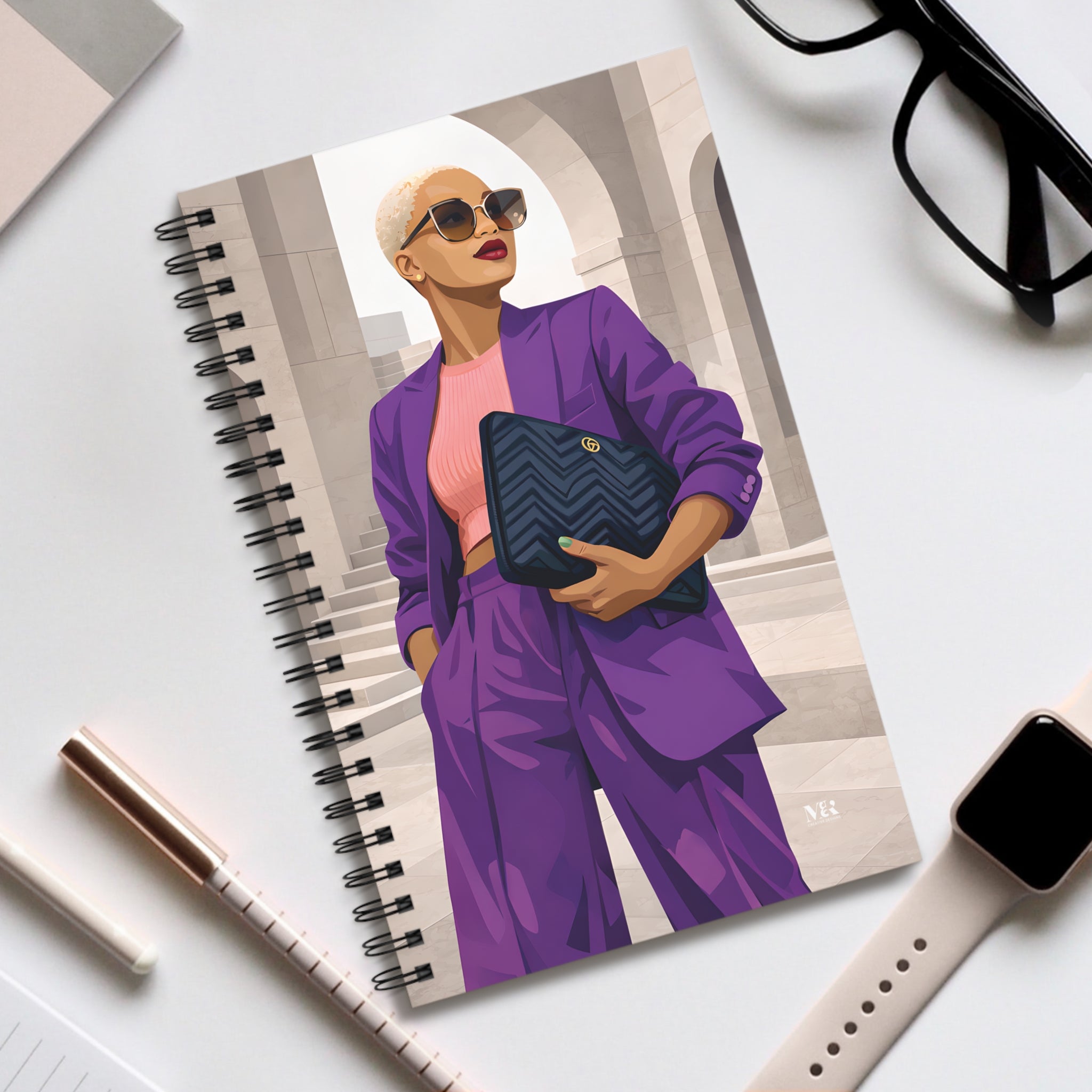 Lady in Purple Journal