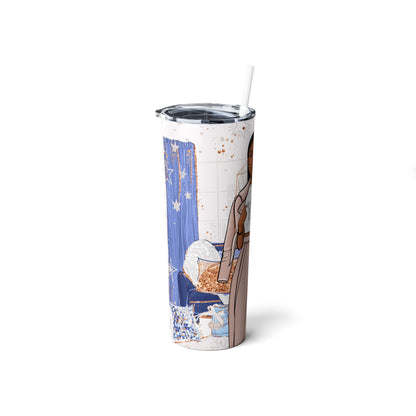 Black Woman 20oz Travel Tumbler